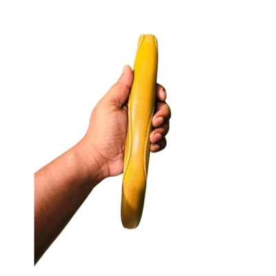 Picture of Premium Leather Car Steering Wheel Cover – Mustard Yellow