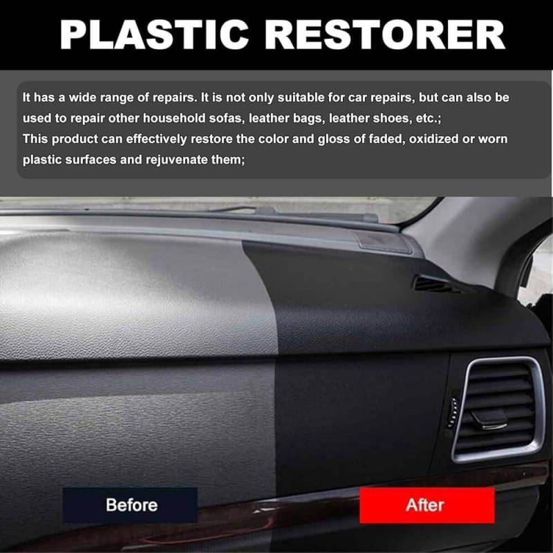 Picture of RAYHONG Car Plastic Parts Agent Dash Board Auto Interior Clean Restore Wax Coating Paste Car Maintenance Plastic Exterior Recovery Restorer Trim Long-lasting Cleaner Agent Refresh Restoration Hydrophobic Coating Car
