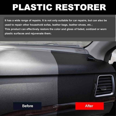 Picture of RAYHONG Car Plastic Parts Agent Dash Board Auto Interior Clean Restore Wax Coating Paste Car Maintenance Plastic Exterior Recovery Restorer Trim Long-lasting Cleaner Agent Refresh Restoration Hydrophobic Coating Car