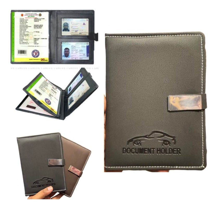 Picture of Car Vehicle Documents Holder-BLACK -CAR DOCUMENTS HOLDER,CAR PAPER BAG, DOCUMENT COVER, CAR DOCUMENTS POUCH