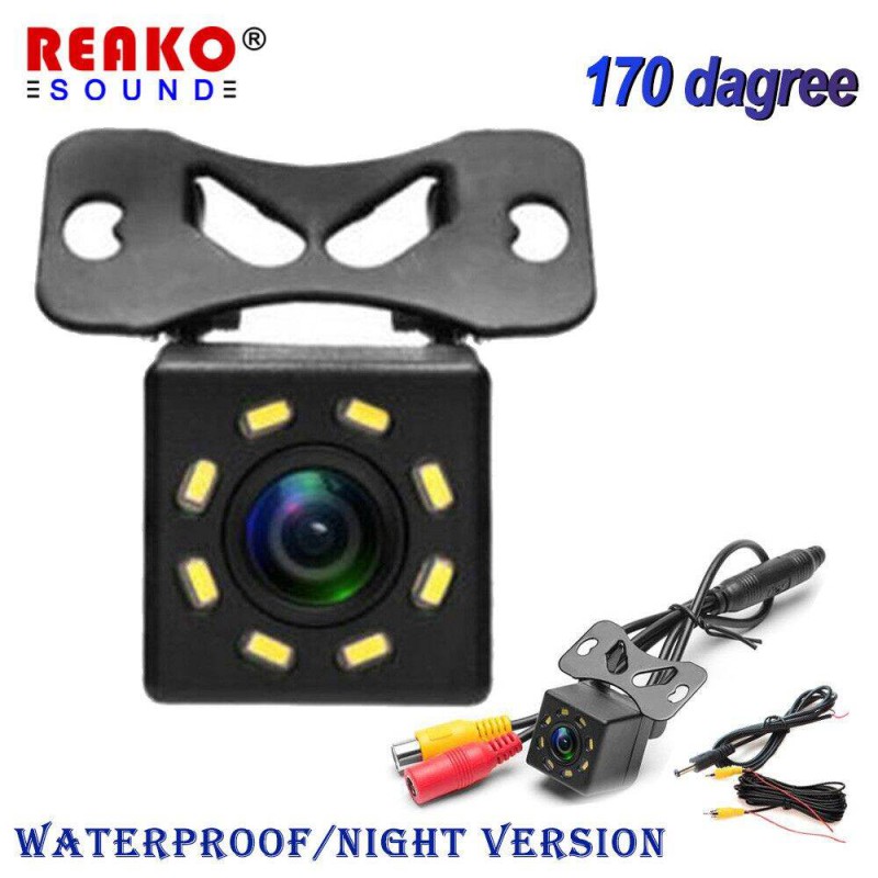 Picture of 8 LED CAR CAMERA , Car Rear View Backup Camera CAR Camera Waterproof - Black