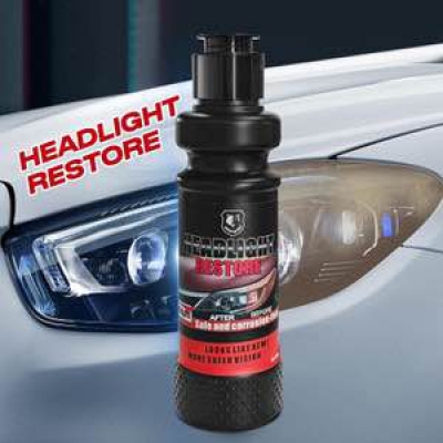 Picture of Headlight Restoration Kit, Restore Cloudy Lights, Easy Non-Power Tool Process, Lasts Vehicle Ownership