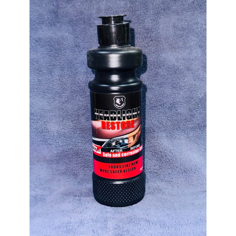 Picture of Headlight Restoration Kit, Restore Cloudy Lights, Easy Non-Power Tool Process, Lasts Vehicle Ownership