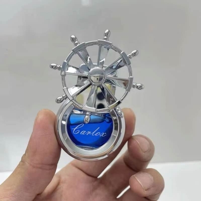 Picture of New Car Perfume Long -Lasting Fragrance Aromatherapy Outlet Cycling Perfume Fan Rotation Custom Car Air Freshener