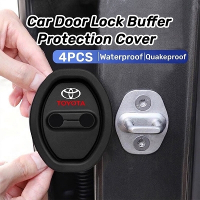 Picture of 4Pcs Toyota Silicone Car Door Lock Protection Cover