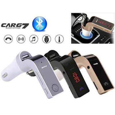 Picture of CARG7 Bluetooth Car Kit Fm Transmitter USB Car Mp3 Music Player SD Car Charger - Black