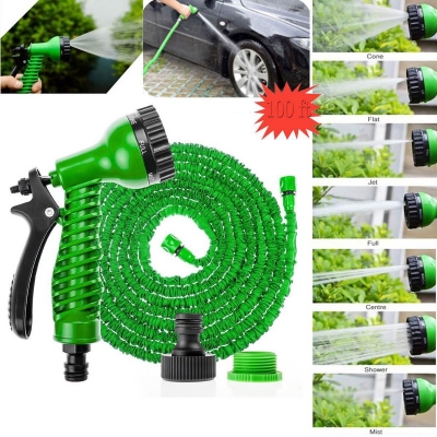 Picture of 100 FT Magic Hose Pipe,Magic hose pipe for home use and car wash and bike wash - Green