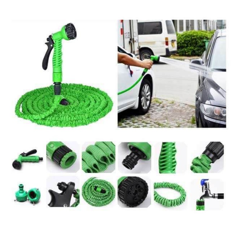 Picture of 100 FT Magic Hose Pipe,Magic hose pipe for home use and car wash and bike wash - Green
