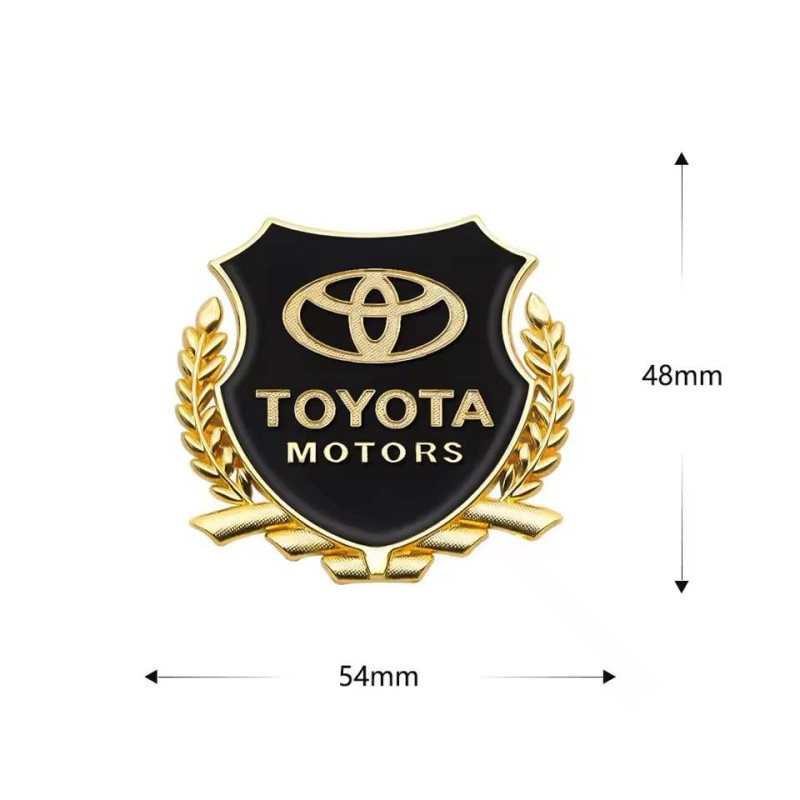 Picture of 3D Metal Car Body Trunk Sticker Emblem Badge Decals Decoration For Toyota