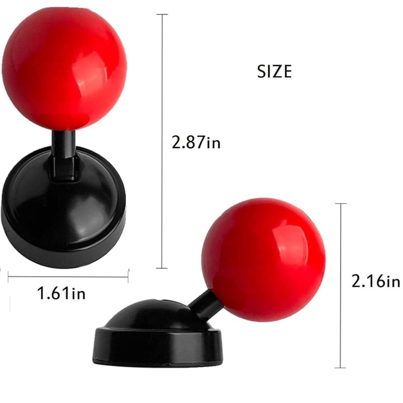 Picture of CAR PUSH START BUTTON Metal, Car Push Start Button – Engine Start/Stop Switch for Keyless Ignition Systems - Red