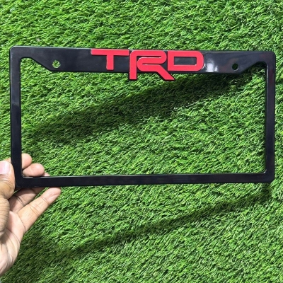 Picture of 1 Pcs TRD-Car Number Plate Frame,Glossy Car License plate (Made in China )