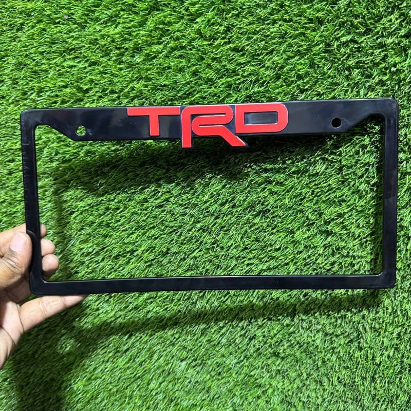 Picture of 1 Pcs TRD-Car Number Plate Frame,Glossy Car License plate (Made in China )
