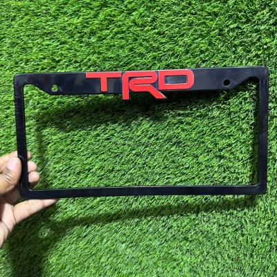 Picture of 1 Pcs TRD-Car Number Plate Frame,Glossy Car License plate (Made in China )