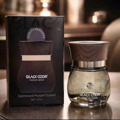 Picture of BLACK ODOR Premium and Luxury Car Perfume Car Interior Deodoriser BO-41 in Many Fragrance Comes in Black Color Bottle Pack of 1 Pcs (Multicolour, Agarwood Purple Crsyta)