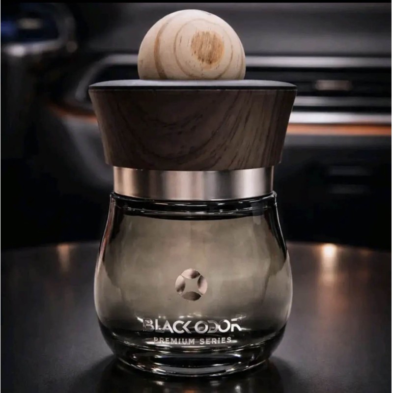 Picture of BLACK ODOR Premium and Luxury Car Perfume Car Interior Deodoriser BO-41 in Many Fragrance Comes in Black Color Bottle Pack of 1 Pcs (Multicolour, Agarwood Purple Crsyta)