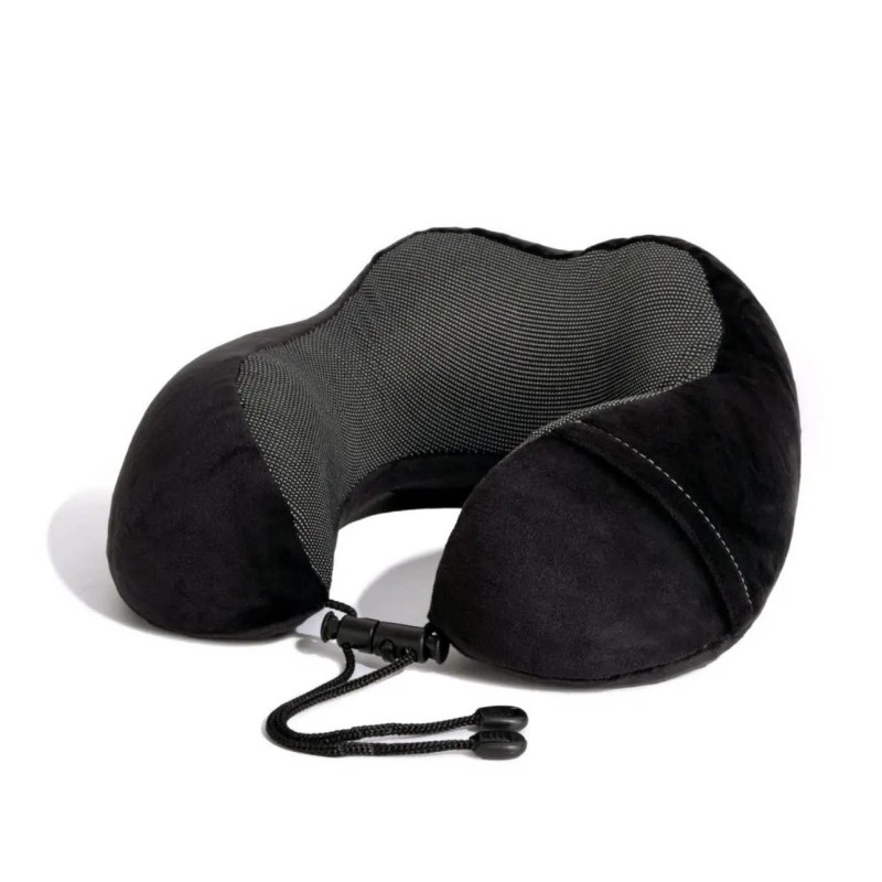 Picture of U Shaped Memory Foam Neck Pillows Soft Travel Pillow Massage Neck Pillow Sleeping Airplane Pillow Cervical Bedding - Neck Pillow - Black