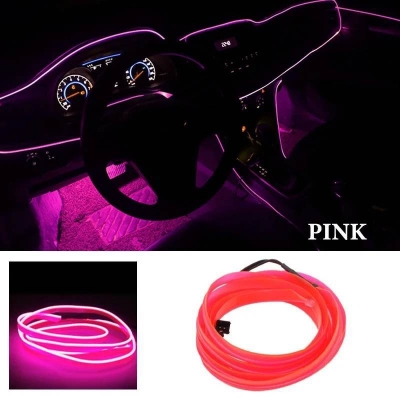 Picture of Flexible LED Neon Wire for Car Interior or Exterior Decoration Strip, Light Rope, LED Strip for Car Dashboard - 3 Meters