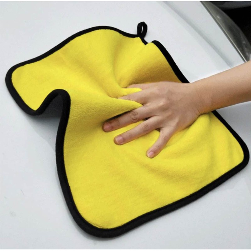 Picture of 30X30 cm Car Bike Wash Double Layer Ultra Soft Scratch Proof Microfiber Towel