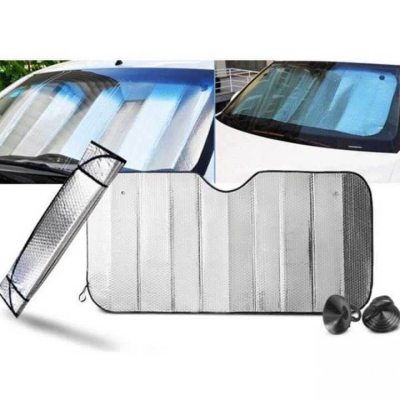 Picture of Car Sun Shade UV Protection Curtain Car Sunshade Film Windshield Visor Front Windshield Sunshade Cover