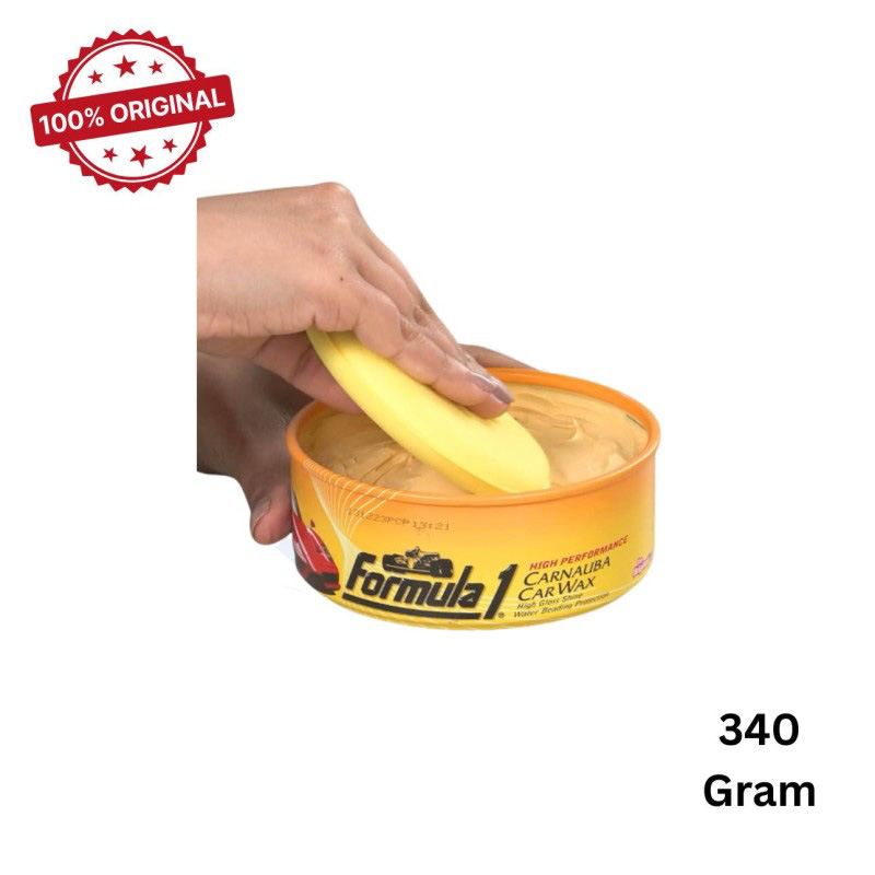 Picture of Car Wax | Formula1 High Performance Carnauba Car Wax Paste- 340G | High Gloss Shine, Water Beading With UV Protection
