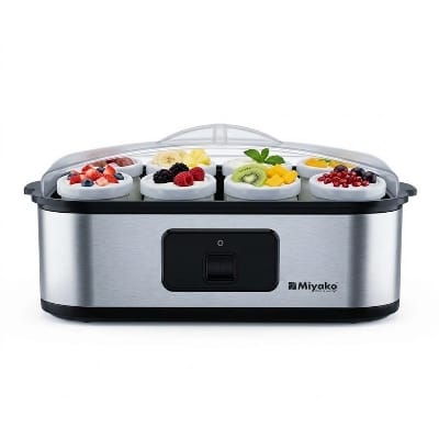 Picture of Miyako 2Ltr Yogurt Maker 12 Glass Jar Doi Maker-YG-169A