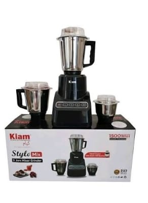 Picture of Kiam Stylo Mix 3 Jars Mixer Grinder Blender- 1500W