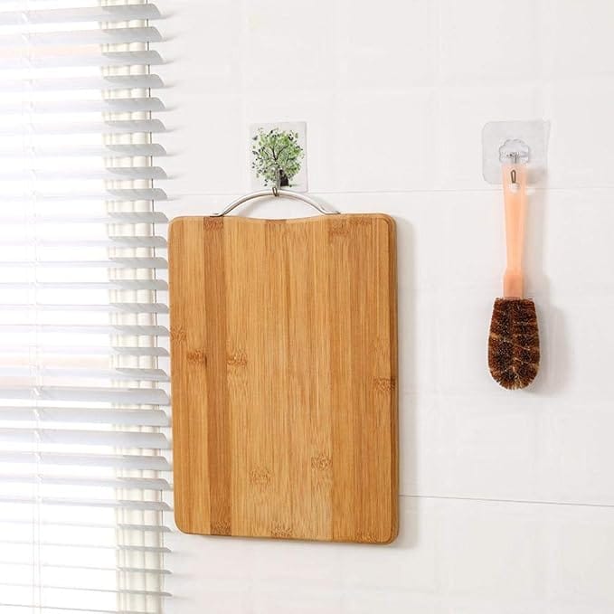 Picture of Bamboo Cutting And  Chopping  Board With Stainless Steel Handle 