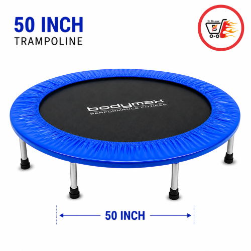 Picture of Trampoline 50 Inch Black and Blue BD Price

