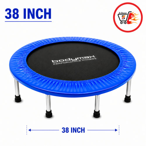 Picture of Trampoline 38 inch Black and Blue BD Price
