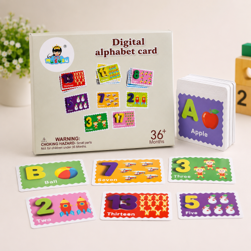 Picture of Digital Alphabet Learning Cards for Kids | Educational Flash Card Set (36+ Months)
