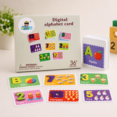 Picture of Digital Alphabet Learning Cards for Kids | Educational Flash Card Set (36+ Months)
