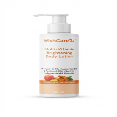 Picture of WishCare Multi-Vitamin Brightening Body Lotion 200ml – Vitamin C & 5% Niacinamide
