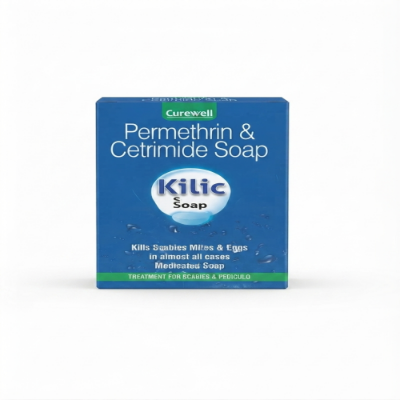 Picture of Curewell Kilic Permethrin & Cetrimide Medicated Soap for Scabies & Pediculosis
