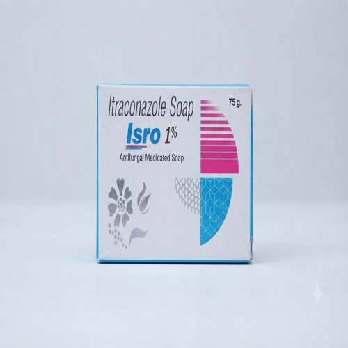 Picture of Isro Itraconazole Soap 1% – Antifungal Medicated Soap 75g
