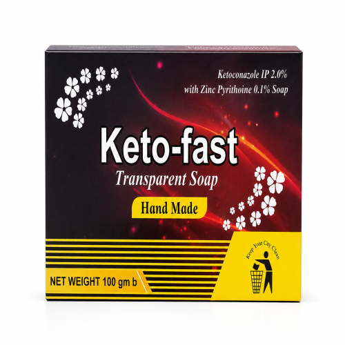Picture of Keto-fast Transparent Anti-Fungal & Anti-Dandruff Soap 100g
