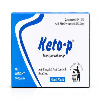 Picture of Keto-p Transparent Anti-Fungal & Anti-Dandruff Soap 100g
