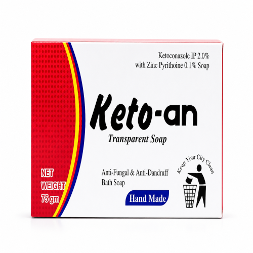 Picture of Keto-an Transparent Anti-Fungal & Anti-Dandruff Soap 75g
