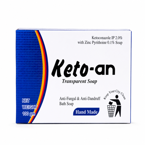 Picture of Keto-an Transparent Anti-Fungal & Anti-Dandruff Soap 100g
