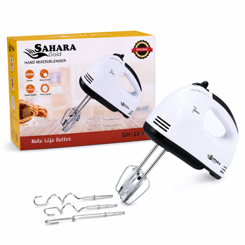 Picture of Sahara Gold DH133-1 600W Hand Mixer Blender 5 Speed
