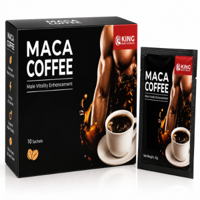 Picture of King Naturals Maca Coffee 10 Sachets – Maca Infused Coffee for Men
