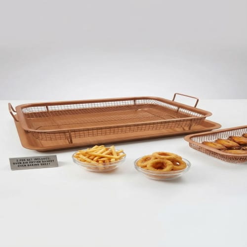 Picture of Home Oven Air Fryer Basket and Baking Sheet 2 Pcs Set (HD-8031)
