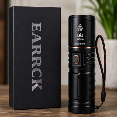 Picture of EARRCK 50000mAh Rechargeable LED Flashlight Torch (Japan)
