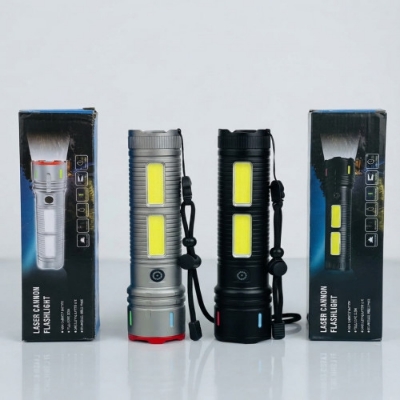 Picture of Laser Cannon COB LED Flashlight & Power Bank
