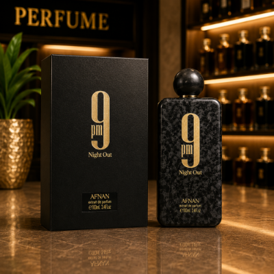 Picture of Afnan 9 PM Night Out Unisex Extrait de Parfum  3.4 Fl 100ml