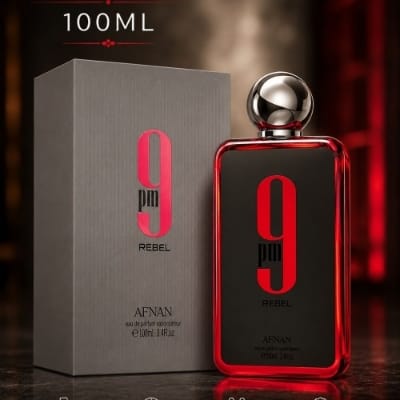 Picture of Afnan 9 PM Rebel Unisex Eau De Parfum, 3.4 Fl. Oz 100ml