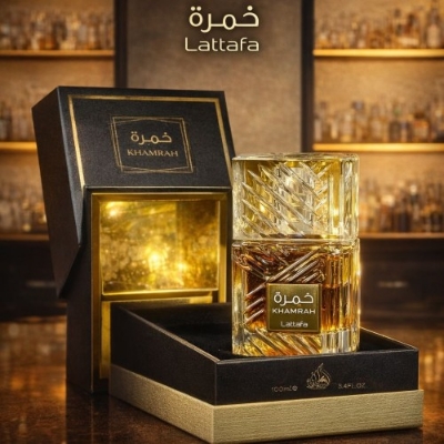 Picture of Lattafa  Unisex Khamrah EDP Spray 3.4 oz Fragrances 100ml