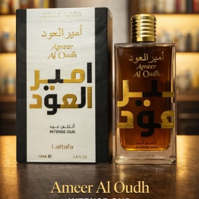 Picture of Lattafa Ameer Al Oud Intense Oud for Unisex Eau de Parfum Spray, 3.4 Ounce 100ml Inspired Version