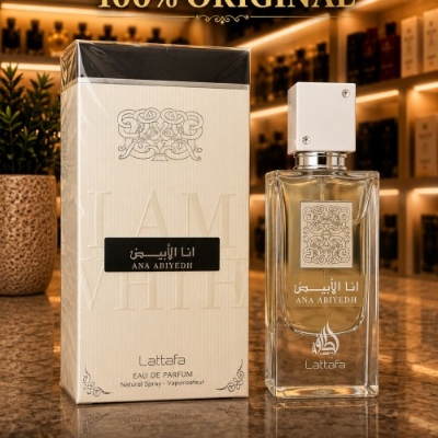 Picture of Lattafa Ana Abiyedh White Lataffa Eau De Parfum 60ml,,100% Orginal price