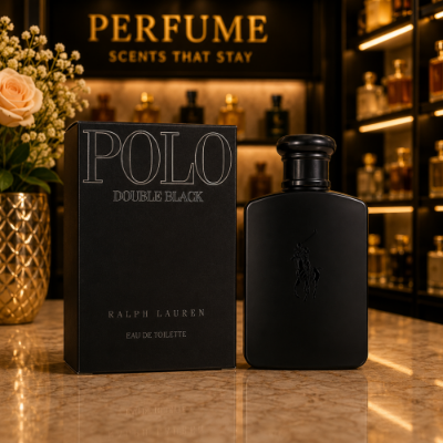 Picture of Polo Double Black by Ralph Lauren Eau De Toilette Spray 4.2 oz for Men 100ml