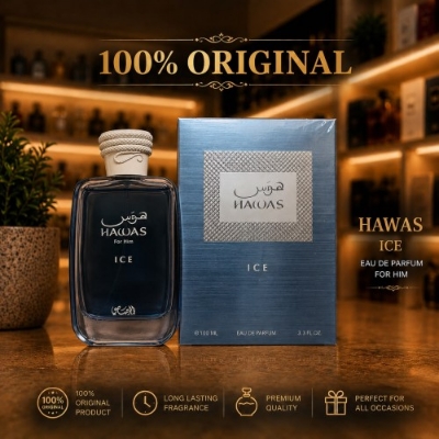 Picture of Rasasi Hawas Ice EDP for Men 100ml,,100% Orginal
